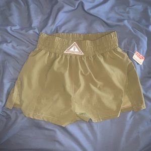 FP Movement green shorts